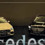 حضور مرسدس بنز GLB200 و C200L در نمایشگاه شیراز با ستاره ایران